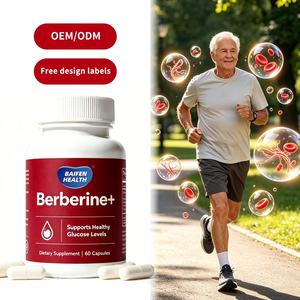 Gummies de soutien immunitaire naturel au complexe de berbérine et de cannelle, 60 unités, vente en gros directe usine OEM - Product Image 1