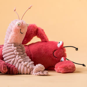 Peluche a forma di pinguino, pollo, <span class=keywords><strong>elefante</strong></span>, maiale, simpatico giocattolo per bambini, animale <span class=keywords><strong>marino</strong></span> di peluche, granchio, gambero, regalo. - Product Image 5