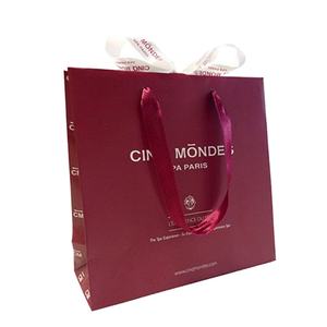 Crown Win Custom Paper Bags Colorful Take Away Shopping Cardboard Paper Bags With Hidden <b>Bows</b> Ribbons logo Gold Sliver Stamping - Product Image 6