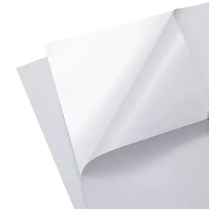 กระดาษสังเคราะห์อิงค์เจ็ทเคลือบ 100U วัสดุการพิมพ์หมึกเป็นมิตรกับสิ่งแวดล้อมกระดาษพิมพ์อิงค์เจ็ทแบบมีกาวในตัว