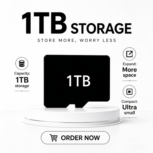 256GB 1TB Micro TF Memory Card High Speed Class 10 Flash Storage Card for Phone Car DVR CCTV Security Camera Tablet