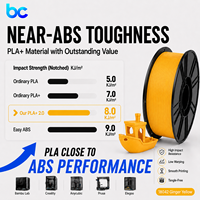 Filamen Becreative Multicolor PLA Plus PETG ABS Diameter 1.75mm Suhu Pencetakan 205-215°C 1kg/gulung Permukaan Halus Berkilau 3D