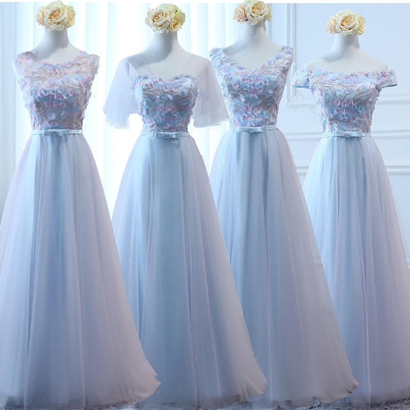 Bridesmaid Dress Two Color - Elegant & Stylish Party Gowns