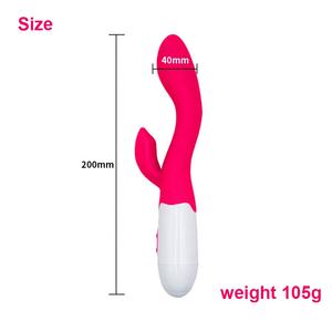 Vibrator Kelinci Realistis Harga Terjangkau 30 Mode Kecepatan Mainan Seks Dildo untuk Wanita Pasangan Dewasa - Product Image 3
