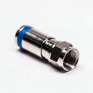 Прямо с завода, оптовая продажа, кабель <span class=keywords><strong>RG6</strong></span>, мужской F-тип сжатия, коаксиальный разъем в наличии - Product Image 6