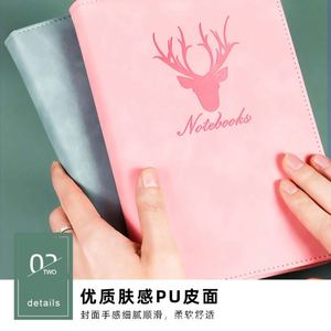 A5 PU Notebook Hardcover High Quality Thickened School Record Diary <b>Gift</b> Box Enterprise Customized LOGO Business <b>Gift</b> - Product Image 4