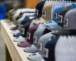 Bán buôn tùy chỉnh thêu vá Logo trống Richardson 168 phẳng vành cap 7 Bảng điều chỉnh Snapback lưới trucker cap - Product Image 3