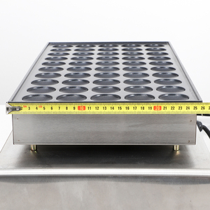 Machine à Dorayaki Commerciale <span class=keywords><strong>50</strong></span> Pièces, Mini Crêpière 1700W, Gaufrier Antiadhésif pour Restaurant - Product Image 4