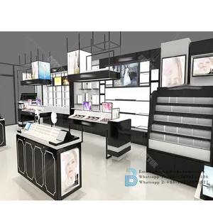 Luxury Kiosk Stands Perfume Display Kiosk Design Cosmetic Display Showcase Perfume Kiosk Mall Bar