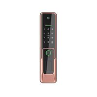 Tuya Smart WiFi Serrure de porte numérique Code RFID Carte à puce Smartphone App Déverrouiller biométrique Empreinte digitale Serrure intelligente