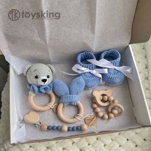Sonajero de Pollito de Ganchillo, Juguete Masticable Hecho a Mano para Bebés, Mordedor de Pollo Suave para Recién <span class=keywords><strong>Nacidos</strong></span>, Regalo Único para Baby Shower o Bautizo - Product Image 2
