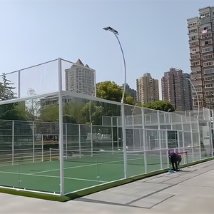 Grande réduction sur les terrains de padel panoramiques pour sports de plein air avec certification CE, terrains de padel aux couleurs personnalisées - Product Image 1