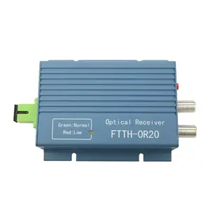 FTTH AGC WDM微型光接收器CATV 2端口光节点