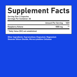 Private Label Raspberry Ketones <b>Supplement</b> Capsules for Weight Loss with Raspberry Ketone Herbal Slimming Pills Capsules - Product Image 2