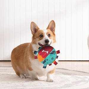 Ballon <span class=keywords><strong>de</strong></span> football interactif pour chiens en gros avec onglets Jouets pour chiens <span class=keywords><strong>de</strong></span> dressage gonflés Nouveau design Balles <span class=keywords><strong>d</strong></span>'extérieur Jouets pour animaux <span class=keywords><strong>de</strong></span> compagnie - Product Image 2