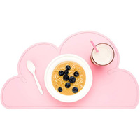 Style nordique Ins cuisine étanche isolation thermique bébé enfants Silicone nuage napperon assiette à dîner étudiant Table tapis pour