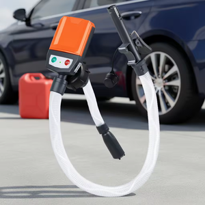 Pompe centrifuge PEILI 4AA à piles, type sur pied, distributeur pour fût en plastique et fût à carburant, mini pompe de transfert de carburant, bidon - Product Image 1