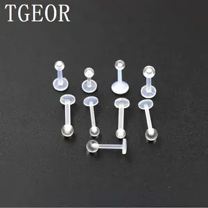 Unique Acrylic Clear Body Jewelry Retainers Body Jewelry Labret Piercing Nose Piercing Jewelry