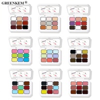9 couleurs dégradé peinture Ombre Gel Nail Art OEM ODM Palette de couleurs Pat Pat Nail Art Ombre Gel 9 fentes Pudding Nail Gel Palette