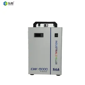 เครื่องทำน้ำเย็นสำหรับอุตสาหกรรมอุปกรณ์ทำความเย็น Cw3000 Cw5200 Cw5000ระบบ CNC ชิลเลอร์แกนหมุนชิลเลอร์5200