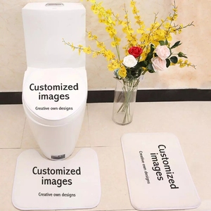Alfombras de suelo de ducha en blanco de sublimación personalizada alfombrilla de baño <span class=keywords><strong>antideslizante</strong></span> de microfibra - Product Image 3