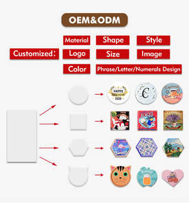 ชุดจานรองแก้วเซรามิกสั่งทำขายส่ง ดูดซับน้ำได้ดี วัสดุไม้ก๊อก สำหรับวางแก้วน้ำ ทนความร้อน เหมาะสำหรับใช้ในบ้าน ราคาถูก รับพิมพ์โลโก้และออกแบบ - Product Image 5