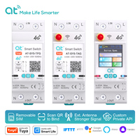 Sakelar Remote Pintar 4G ATELE dengan Kartu SIM yang Dapat Diganti, Integrasi API Khusus, Kontrol Aplikasi Tuya Smart Life, Dapat Disesuaikan, Pembeli OEM