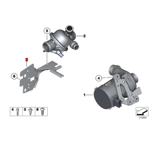 Soporte para <span class=keywords><strong>BMW</strong></span> Serie 5 F18 LCI [530Li] 2012-2014 11537580626 - Product Image 2