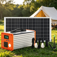 Centrale Électrique Solaire Portable avec Batterie Lithium-Ion 200W 300W 400W pour Système d'Énergie d'Urgence - Vente en Gros Usine