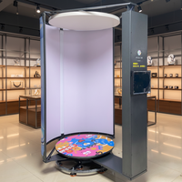 Escáner Astermon ASTM-R106 7s HD 3D de Alta Precisión con Pantalla Táctil Metálica, Columna Rotatoria Única, Capacidad de Carga de 500 kg, USB 3.0, para Cabina de Fotos