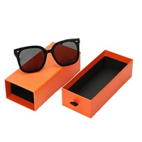 Ensemble d'emballages de voyage personnalisés : Étui à lunettes, boîte en papier, étui à lunettes de soleil, boîtes d'emballage pour lunettes avec logo personnalisé en relief