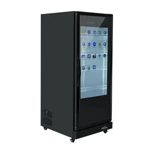 HUAER Chiller Kühlschrank kleine LCD-Anzeige transparente LCD-Tür Kühlschrank