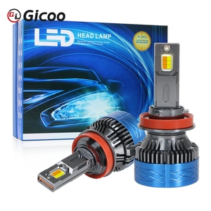 Nouvelles ampoules LED H4 H1 H3 H13 CSP pour voiture, 20000LM 140W, tricolores, ultra-lumineuses (6000K 4300K 3000K), compatibles H7 H11 9005 9006 5202 - Product Image 4