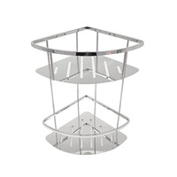 Support mural triangulaire en acier inoxydable pour salle de bain, accessoires sanitaires d'hôtel, panier de rangement en acier inoxydable pour salle de bain