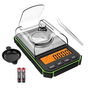 Độ Chính Xác Cao Kỹ Thuật Số Túi Quy Mô Cho Viên Ngọc Kim Cương Có Trọng Lượng 50G * 0.001G 50G Hiệu Chuẩn Trọng Lượng 500G Max 0.01G Độ Chính Xác Cân Bằng - Product Image 5
