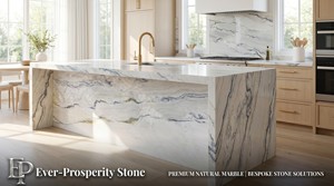 Losa de Mármol Blanco Nube Natural Pulido, Moderno, Exótico para Interiores, para Paredes Decorativas, Pisos, Encimeras, Villas de Lujo y Hoteles - Product Image 3