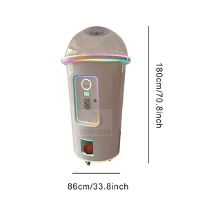Distributore Automatico di Giochi a Moneta con Palline Rimbalzanti da 75/100mm, Giocattoli e Capsule Gacha Gacha - Product Image 1