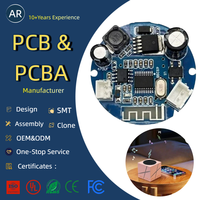 Écouteurs sans fil PCBA et amplificateur PCB pour haut-parleur IA, conçus pour les équipements audio portables et intelligents pour la maison, certifiés FCC/CE, fabricant OEM/ODM