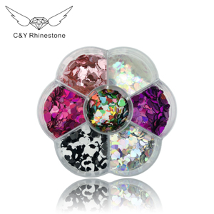 CY Mixed 3D Nail Charms Mixed Resin Heart Jewelry para DIY Nail Art Kit Decoración - Product Image 5