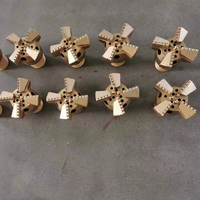 Outil de forage en carbure de haute qualité 108mm PDC Water Drag Bit pour puits d'eau et mines de charbon