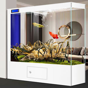 Aquarium <span class=keywords><strong>paludarium</strong></span> personnalisé avec filtration du fond, avec armoire, aquarium planté, verre HD, support pour aquarium - Product Image 2