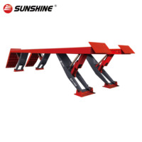SUNSHINE QJY-J-YZ25 Pont élévateur hydraulique robuste de type Y à profil bas pour alignement de véhicules en atelier
