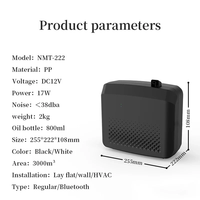 Diffuseur d'huiles essentielles commercial grande surface 800 ml, humidificateur, purificateur d'air, contrôlé par application, électrique, mural, pour hôtel et maison