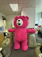 Vente en gros jouets drôles marche peluche dessin animé mascotte costume gonflable ours en peluche mascotte costume pour adultes