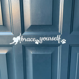 Vinilo Adhesivo Personalizado <span class=keywords><strong>para</strong></span> Puerta con Patas <span class=keywords><strong>de</strong></span> Mascotas, Letras Decorativas <span class=keywords><strong>para</strong></span> Puerta <span class=keywords><strong>de</strong></span> Bienvenida <span class=keywords><strong>para</strong></span> Niños y Familia, Adhesivo Decorativo <span class=keywords><strong>para</strong></span> Pared - Product Image 4
