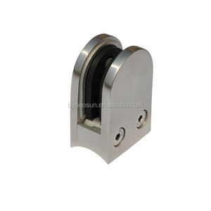 8mm 10mm 12mm ステンレス鋼製コーナー90度ガラスクリップクランプ - Product Image 1