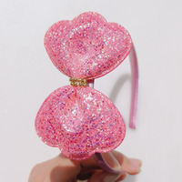 Pince à cheveux princesse mignon grand arc pour enfants nouveau bandeau à paillettes arc accessoire de conception tridimensionnelle épingle à cheveux pour cheveux errants