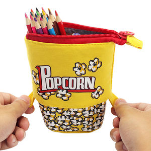 กระเป๋าใส่ดินสอแบบซิปพับเก็บได้ลายการ์ตูนสัตว์สไตล์เกาหลี  แบบยืดหดได้  ใส่ปากกาได้สะดวก - Product Image 2