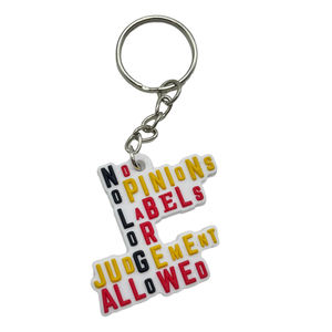 Llavero de PVC personalizado de doble cara de cloruro de polivinilo suave para campamento de verano, fabricado en fábrica de producción masiva - Product Image 6