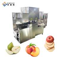 Éplucheuse à pommes commerciale de qualité alimentaire en acier inoxydable 304, machine à éplucher les fruits à haut rendement et faible déchets pour usage industriel